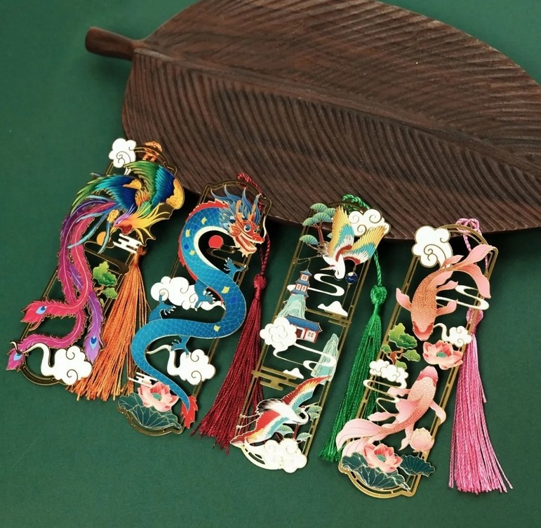 金屬書簽視覺UV打印樣品